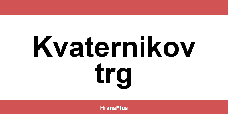 Konzum Kvaternikov trg – radno vrijeme