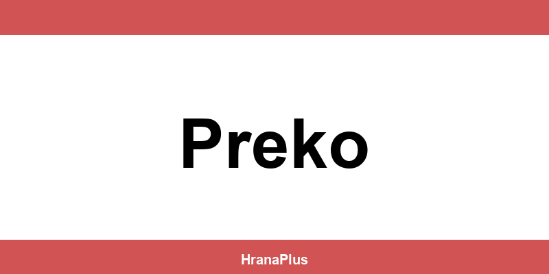 Konzum Preko – radno vrijeme