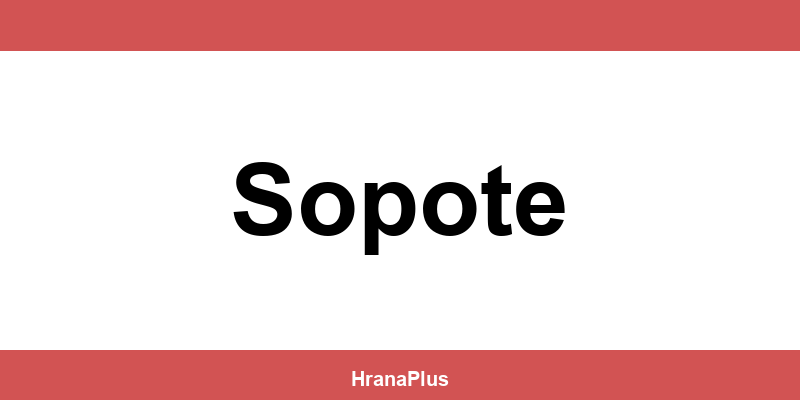 Konzum Sopote – radno vrijeme