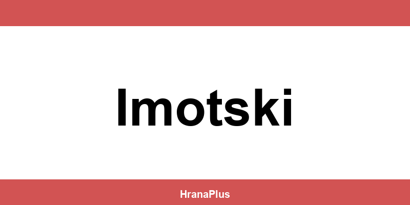 Konzum Imotski – radno vrijeme