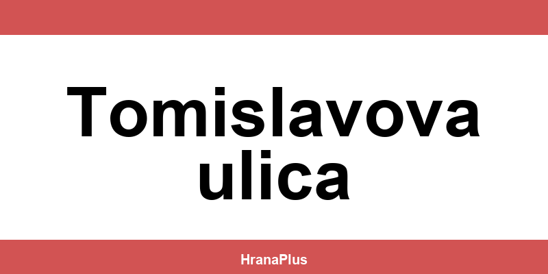 Konzum Tomislavova ulica – radno vrijeme