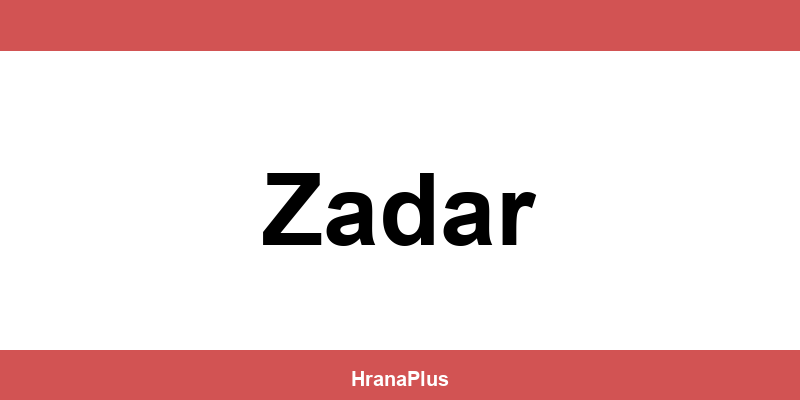 Konzum Zadar – radno vrijeme